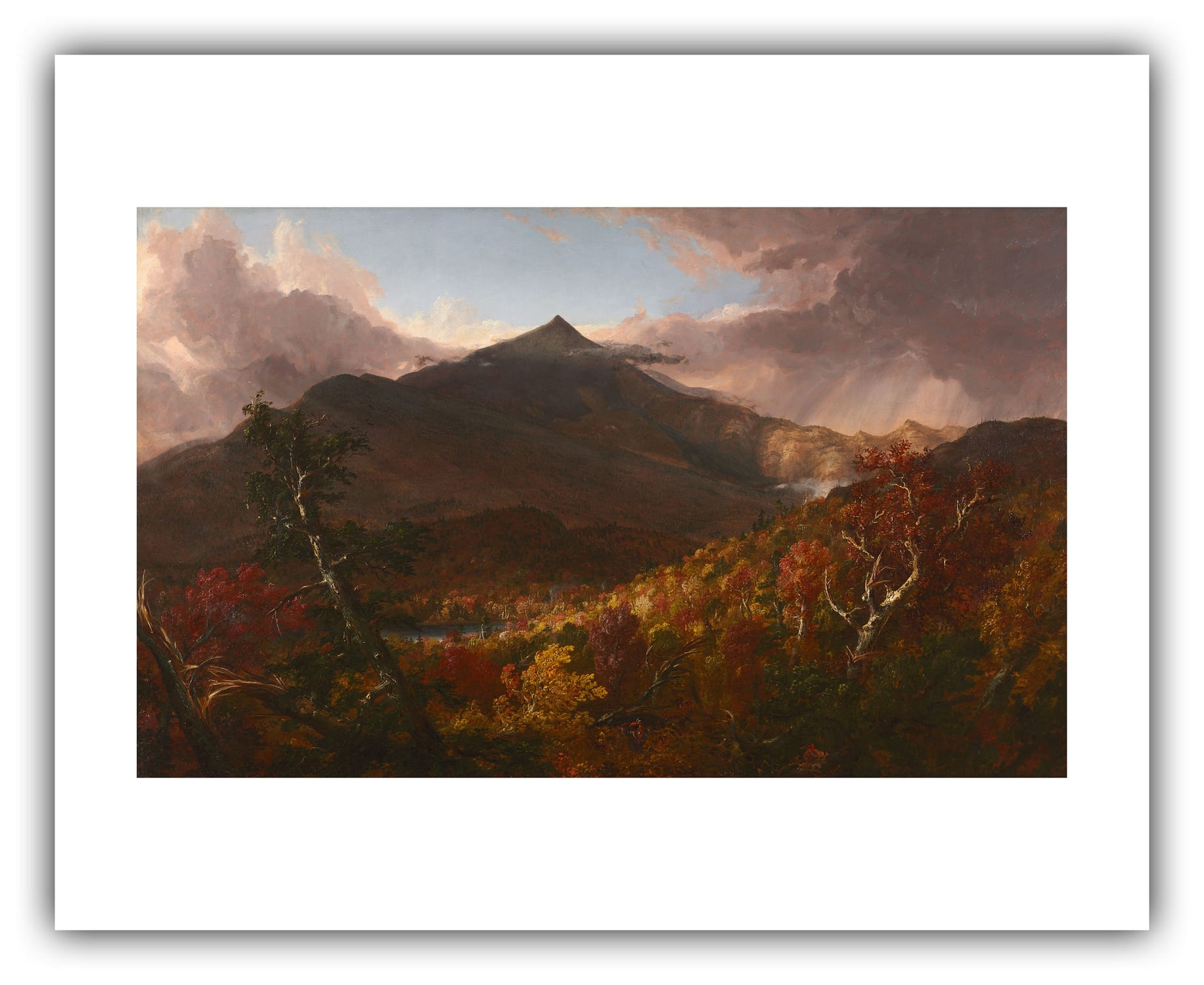 Thomas Cole (1838) View of Schroon Mountain, Essex NY, aft… | Flickr